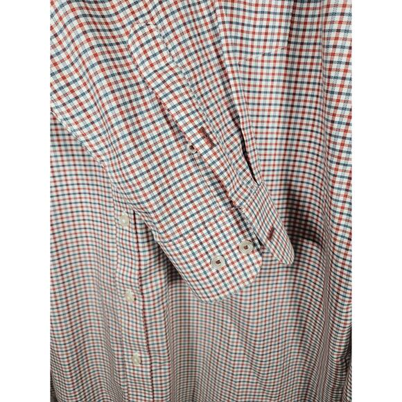 UNTUCKit Men's Long Sleeve Button Down Dress Shirt‎ XLarge Red Blue Plaid - Picture 4 of 6